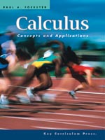 Calculus: Concepts and Applications