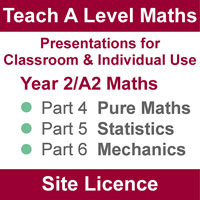Teach A Level Maths Volume 2 Site Licence
