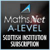 MathsNet A-Level Scottish Institution Subscription